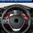thumbnail image 5 of Acaigel Red Alloy Steering Wheel Paddle Shifter Extension Cover for Bmw, 5 of 5