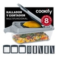 thumbnail image 1 of Rallador con 8 cuchillas de Acero Inoxidable Cookify Cortador, Rebanador y Picador de Verdura, Mandolina Multifuncional, 1 of 8