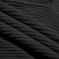 thumbnail image 5 of Gibobby Temperamento Suelto Top de Manga Larga Suéter de color liso para mujer Suéter de cuello de longitud media con mangas y abertura de cuello (Negro, XL), 5 of 5