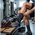 thumbnail image 2 of Breathable Mesh Athletic Crew Socks for Men, Non-Slip Grip Sports Socks for Running & Training, 2 of 6