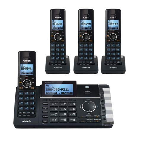 Sistema telefónico inalámbrico VTech DS6251-4 DECT 6.0 de 2 líneas