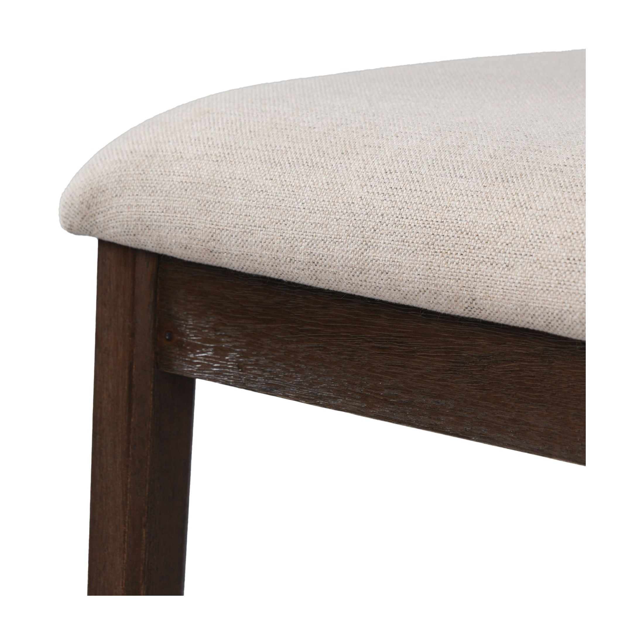 Christopher Knight Home Mid-Century Curved Back Counter Stools with Beige Upholstery, Walnut, Set of 2
