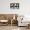 thumbnail image 3 of Stupell Industries Heading Upstream Horses Animals & Insects Painting White Framed Art Print Wall Art, 24 x 16, 3 of 10
