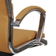 thumbnail image 5 of Alera Neratoli Series High-Back Swivel/Tilt Chair, Camel Soft Leather, Chrome Frame, 5 of 10