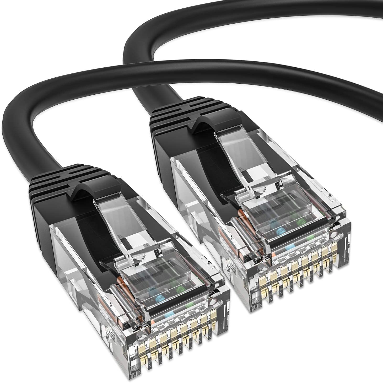 Cat 6 Cable 5 Ft, High Speed RJ45 Patch Cord Support Cat6/5e/5 for