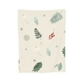 thumbnail image 1 of Vintage Leaves Texture Pattern Throw Blanket,Super Soft Anti-Pilling Flannel Bed Blankets, 60"x50", 1 of 8
