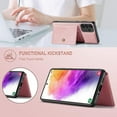 thumbnail image 3 of Case for Samsung Galaxy A73 5G, Detachable Magnetic Wallet Credit Card Slot Kickstand Cover Support Wireless Charging Compatible with Samsung Galaxy A73 5G (Pink), 3 of 15