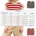 thumbnail image 7 of Jalioing Cotton Tank Tops for Toddler Kids Casual Striped Crew Neck Sleeveless Shirts Little Boys Girls Summer Tops, 7 of 7