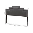thumbnail image 6 of Baxton Studio Sophia Modern and Contemporary Dark Grey Fabric Queen Size Headboard, 6 of 6