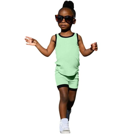 

Toddler Boys Girls Sleeveless Clothing Children Kids Pajamas Solid Color Vest Tops Shorts 2pcs Sets Outfits Toddler Tuxedo Boys Size 6