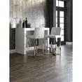 thumbnail image 2 of Sunpan Howard 29.25" Contemporary Faux Leather Barstool in White, 2 of 4