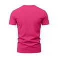 thumbnail image 5 of Mens T-Shirts Soft Pocket T Shirts for Men Short Sleeve V Neck Pink Tshirt for Men, 5 of 9