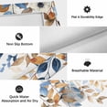thumbnail image 6 of Orange Blue Botanical Outdoor Rug for Patio/Deck/Porch, Non-Slip Large Area Rug 5 x 7 Ft, Weeping Fall Eucalyptus Leaves Indoor Outdoor Rugs Washable Area Rugs, Reversible Camping Rug Carpet Runner, 6 of 8
