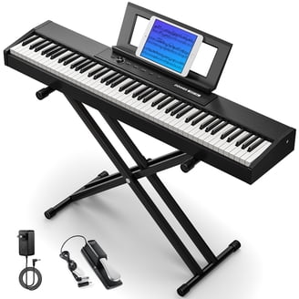 Yamaha EZ-220 61-Note Lighted Portable Keyboard - Walmart.com