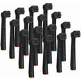 thumbnail image 1 of shiyou-16pcs Bamboo Charcoal Brush Heads, Replacement Heads for Rotation Type Electric Toothbrush Heads, for Pro Health/Triumph/Advance Power/3D Excel, Black Family Pack, 1 of 4