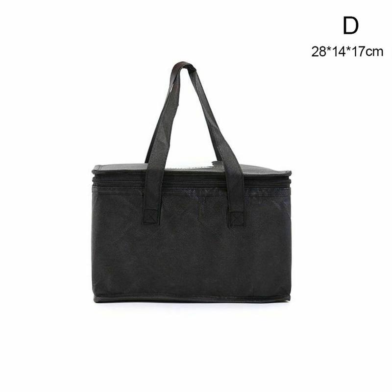 Portable Lunch Cooler Bag Folding Insulation Picnic Ice Cream Food