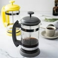 thumbnail image 3 of Modern French Coffee Maker Stainless Steel And Glass, 3 of 18