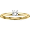 Keepsake Timeless Brilliance 1/5 Carat Brilliant-Cut Diamond Ring in 10kt Yellow Gold