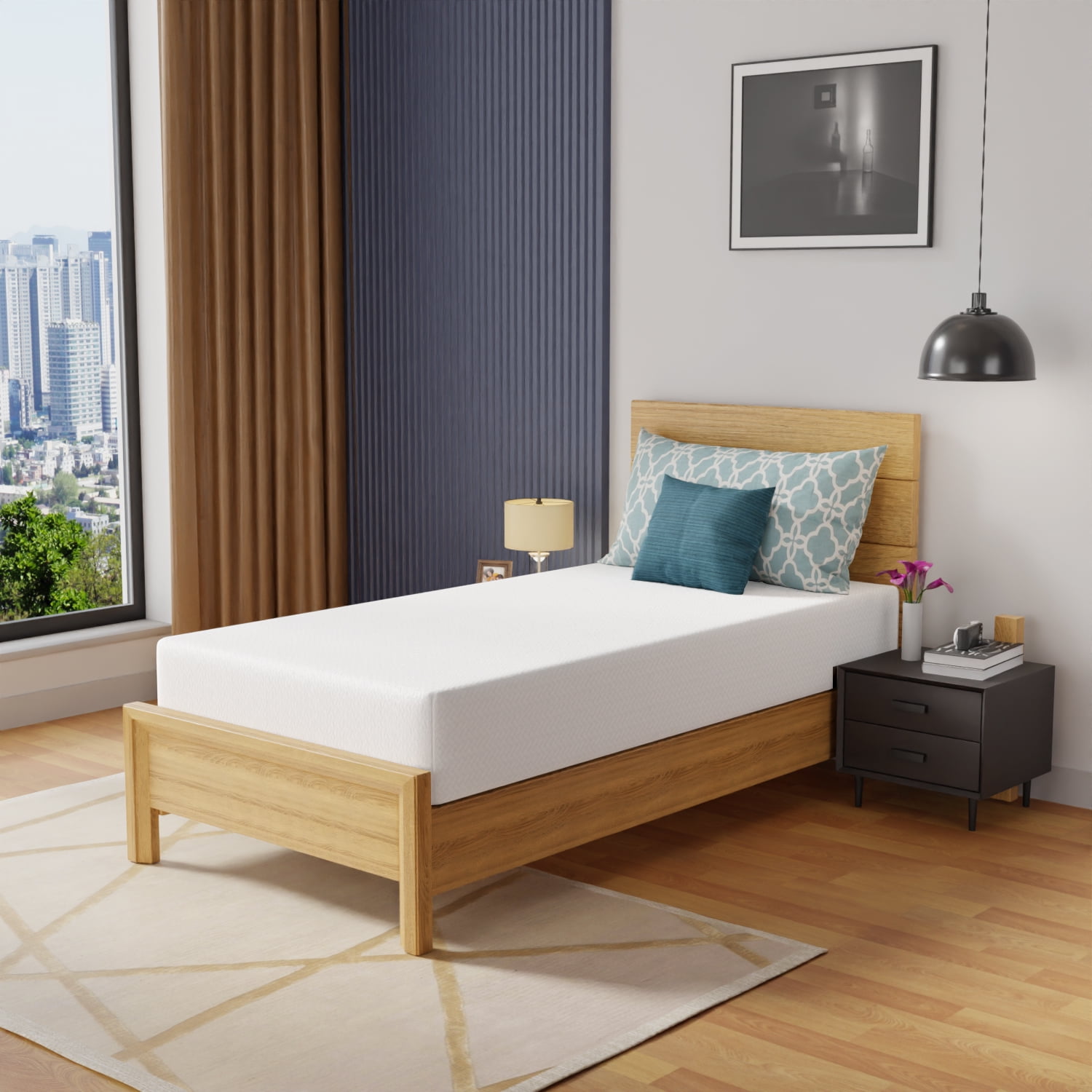 PayLessHere 10" Twin Medium Memory Foam Mattresses