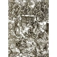 thumbnail image 2 of Durer, Albrecht 14x18 Black Ornate Wood Framed with Double Matting Museum Art Print Titled - The Revelation Of St John 7, 2 of 4
