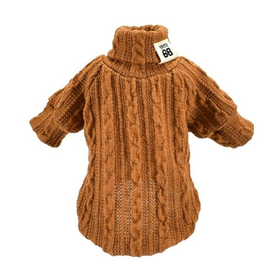 JANDEL Dog Sweater Knitted Sweater, Soft Thickening Warm Pup Dogs Shirt Winter Puppy Sweater for Small Medium Large Dogs