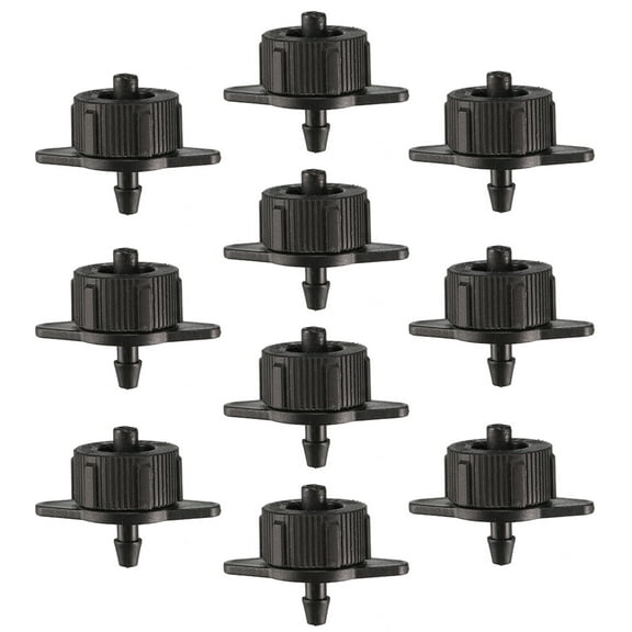 Unique Bargains Pressure Compensating Dripper 1 GPH 4L/H Emitter for Garden Lawn Drip Irrigation with Hose Connector