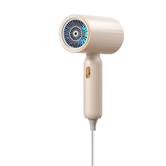 MERILER High Power 2000W Hair Dryer - Household Hot Wind Comb Salon Silent Hair Care (White)