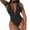 Black, variant on WREESH Womens One Piece Swimsuit Solid Color Swim Suits Set Swimsuit Filled Bra Swimwear Beachwear Sleeveless Bathing Suits Hot Pink
