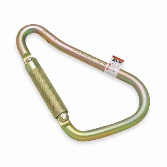 Honeywell Miller Carabiner,Pear,Gold 18D-1/