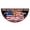 A, variant on USA 250th Anniversary Bunting Flag, Half Fan Shape American Flag Bunting, Polyester Patriotic Pleated Fan Flag for Outdoor Porch Garden Independence Day Decoration