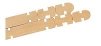 Chenille Kraft Notched Action Stick for Building, 4-1/2 in, Pack of 1000