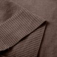 thumbnail image 7 of Jxximdong Cardigans for Women, Basic Crew Neck Long Sleeve Button Down Cardigan, Women's Bolero Shrugs Brown, 7 of 7