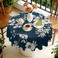 thumbnail image 4 of Round Tablecloth 60x60 Inch Spring Summer Round flower Table Cover for Dinner Party Picnic, 4 of 5