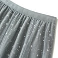 thumbnail image 3 of Wdgfv Women's Tulle Skirts High Low Layered Puffy Fairy Skirts A-line Midi Skirt Irregular Tutu Skirt Grey XL, 3 of 6