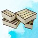 thumbnail image 2 of Caja de almacenamiento para sujetadores, ropa interior, calcetines, bufandas, armario, cajón, organizador plegable (blanco cremoso), 4 unidades, 2 of 5