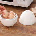 thumbnail image 7 of Microwave Egg Boiler, EEEkit Microwave Egg Maker, Rapid Easy ​Egg Cooker, Microwave Egg Steamer, Boiled Egg Poachers, White, 7 of 7