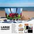 thumbnail image 5 of Gaeub Tractor on farming land Print Beach Bag,Large Tote Bag,Waterproof Sandproof Women Tote Bag,Pool Bag with Zipper for Gym Grocery Travel, 5 of 7