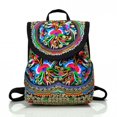 thumbnail image 4 of Womens Folk-custom ethnic style Embroidered Retro Backpack Travel Backpack, 4 of 9