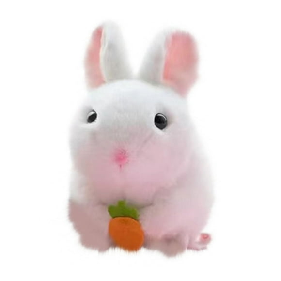 Bwiyojiz Jouets Éducatifs Queue Qui Remue Mignon Lapin Hamster Jouet Poupée à Ficelle à Tirer, Cadeaux pour Ami