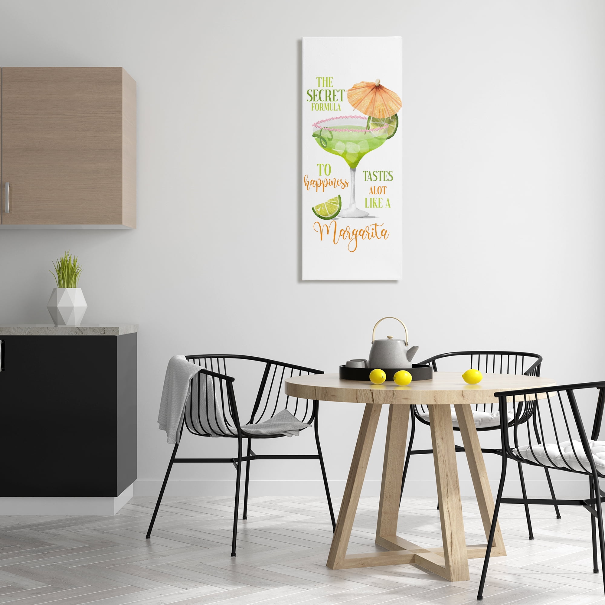 Stupell Industries Fun Margarita Expression Food & Beverage Painting Wrapped Canvas Art Print Wall Art, 17 x 40