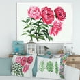 thumbnail image 3 of Designart 'Abstract Four Vintage Pink Peonies' Traditional Framed Art Print, 3 of 4