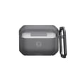 thumbnail image 6 of UAG AirPods Pro 3rd Gen Case, Translucent Rugged Military Grade Drop Proof Protective Cover with Detachable Carabiner Clip & Secure Lip Closure, Scout Smoke, 6 of 9