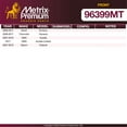 thumbnail image 3 of Metrix Premium Chassis Parts - 12.8 inch (325mm) 2 PC Front Coated Vented Disc Brake Rotor Fits 2007-2010 Saturn Outlook, 2007-2016 GMC Acadia, 2008-2017 Buick Enclave, 2009-2017 Chevrolet Traverse, 3 of 9