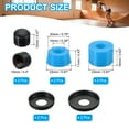 thumbnail image 2 of Uxcell Skateboard Bushings, 90A PU Long-Board Truck Rebuild Kit Bushings Washers Pivot Cups Blue, 2 of 7
