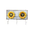 thumbnail image 1 of Patio estilo madera pintura decoración hierro girasol combinación llave colgante XianweiShao 8390612812668, 1 of 1