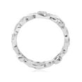 thumbnail image 2 of Bague de Mariage Éternité en Diamant Filigrane Empilable 1/4ct Or Blanc 14k, 2 of 2