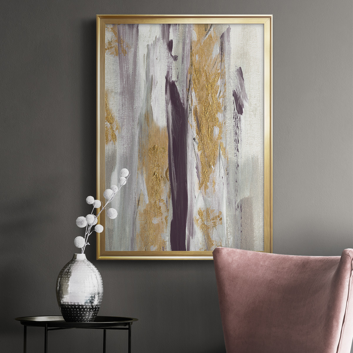 Tumultuous Amethyst II Premium Framed Print - Ready to Hang