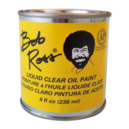 Bob Ross Liquid Base Coat, Clear, 8 oz.