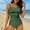 #248-Green, variant on Womens One Piece Swimsuits Criss Cross Scallop Trim Ruched Adjustable Straps Bathing Suit Swimwear
