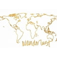 thumbnail image 2 of Studio, Sd Graphics 24x18 Gold Ornate Wood Framed with Double Matting Museum Art Print Titled - Gold Wanderlust, 2 of 4